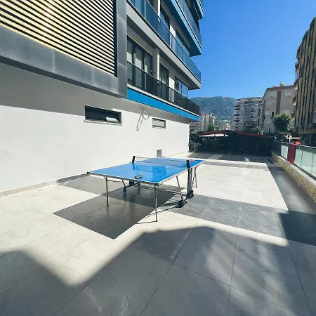 Appartement #67 - Traumhaftes Mit Privatstrand, Sea View, Pool, Sauna, Gym, Playground In Erster Reihe, Alanya-mahmutlar