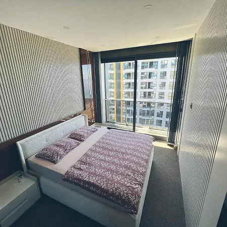#67 - Traumhaftes Mit Privatstrand, Sea View, Pool, Sauna, Gym, Playground In Erster Reihe, Alanya-mahmutlar 公寓 *