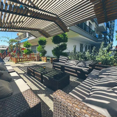 דירה #67 - Traumhaftes Mit Privatstrand, Sea View, Pool, Sauna, Gym, Playground In Erster Reihe, Alanya-mahmutlar *